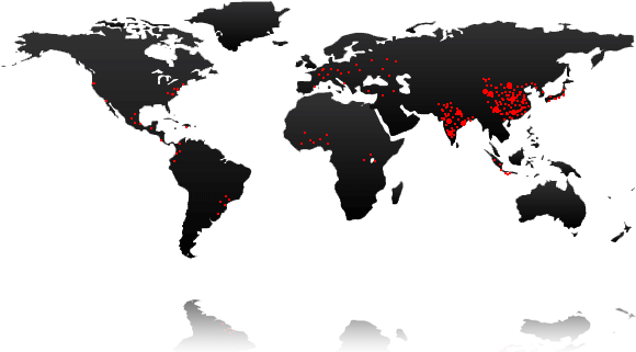 Map of Overpopulation. Leaders are China and India